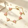 Pulsera de Acero de Titanio Cruz Mariposa para Mujer, Diseño de Nicho Ins, Pulsera de Personalidad a la Moda, Pulsera Simple Versátil