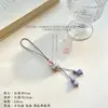 Pingente de Celular, Pingente de Bolsa, Marcador de Página, Pingente de Caneta com Design Cerâmico e Corda Trançada à Mão, Design Versátil e Fofo para Mulheres