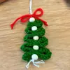2026 Nuevas Decoraciones Navideñas Transfronterizas Estilo Bohemio Adornos de Árbol de Navidad de Cuentas de Madera Decoraciones Colgantes Tejidas a Mano