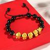 Año de la Serpiente Año de esta Vida Ágata Roja Wufu Pulsera Pareja Serpiente Femenina Suerte Suerte Nube Pulsera Cuerda de Mano Venta al por Mayor