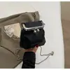 Bolso Pequeño Plateado de Textura de Alta Gama para Mujer 2025 Nuevo Versátil Cadena Cruzado Bolso para Teléfono Móvil Mini Bolso de Agua a la Moda