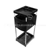 Carrito de pelo sin ruedas herramienta para salón de peluquería coche de herramientas para peluquería coche de barra de pelo multifuncional carrito de seis niveles de acero inoxidable para peluquería teñido en caliente
