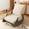 Sillón Mecedora Reclinable Sillón Perezoso Silla de Ocio para Balcón Sillón Perezoso para Hogar para Sala de Estar Sillón Mecedora Silla de Ocio Confortable para Adultos