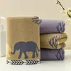 Toalhas Masculinas de Cor Escura, Algodão Macio Colorido, Sem Fiapos, Tingidas no Fio, Absorventes, Jacquard, Toalhas de Rosto para Casa, Atacado, Embaladas Individualmente