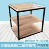 Estanterías de frutería tipo escalera tipo peldaño estanterías de frutas expositores creativos estanterías multi-nivel para frutas y verduras mesa para lavar y cortar frutas