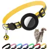 La Cubierta de Silicona Más Popular de Amazon para Airtag, Collar para Gato con Hebilla de Seguridad, Localizador de Collar para Gato, Collar para Mascotas en Stock