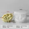 Jiahui Mei Ángel Bebé Vela Aromática Molde DIY Cáscara de Huevo Bebé Vela Aromática Molde de Silicona