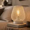 Malha de Arame de Ferro LED Luz Noturna Decoração de Mesa Retrô Luminária de Mesa Luminária de Atmosfera para Quarto Fábrica Transfronteiriça Atacado
