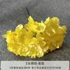 Flor Artificial de Hortensia de 5 Cabezas Adornos para el Hogar Sala de Estar Material de Flor Decoración de Pared de Flores para Boda Flor para Sostener por la Novia Arte Floral