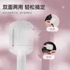 Peine para Cortar el Cabello Dos en Uno con Mango Largo, Peine para Cortar el Cabello Doble Cara Antiestático, Peine para el Cabello, Peine Portátil para Alisar el Cabello con Dientes Ajustables