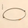 Corda de Mão Tecida em Bambu Nuclear Oliva Pulseira de Casal Ping An Joy de Ponta Alta Corda Tecida Artesanal Estilo Simples