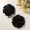 Elegante Francés Lunares Flor de Rosa 3D DIY Dulce Chica Vibe Parte Trasera de la Cabeza Pinza de Garra Accesorios para el Cabello Accesorios para la Ropa