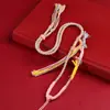 Cordão para Pingente Colar Thangka Corda Corda Elegante Trançada à Mão Corda para Pingente de Cera de Abelha Cinábrio Corda para Pingente de Cristal Jade