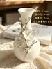 Flores de Cerâmica Jingdezhen Alta Temperatura Feitas à Mão Flores de Simulação Flores Preservadas Ornamentos Decorativos Vasos Buquês Presentes de Dia das Mães