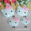 Caja de Almacenamiento DIY Vaso de Agua Parche Decorativo Cabeza de Gato Resina Accesorios de Joyería Pegamento Crema Funda para Teléfono Móvil Caja de Papelería Belleza