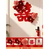 Adesivos de Porta para Casamento com Palavras Felizes para o Casamento da Mulher, Decoração de Ambiente de Casamento, Atmosfera da Porta, Decoração de Parede de Fundo para Quarto e Sala de Estar