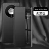 Aplicable a Funda para Teléfono Huawei Mate90ProMax con Ventana abatible, Sueño Inteligente, Responder sin Abrir, Cubierta de Negocios Anti-caída