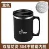 Caneca de escritório de suporte conveniente da Amazon Garrafa térmica 304 caneca de aço inoxidável de camada dupla