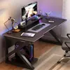 Escritorio de Computadora, Escritorio para Juegos de Escritorio en Casa y Silla, Escritorio Sencillo para Dormitorio, Banco de Trabajo, Escritorio de Estudio, Escritorio de Estudio para Estudiantes, Escritorio de Oficina
