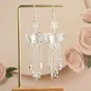 Pendientes de Pavo Real para Minorías Étnicas, Regalos Retro de Plata Miao Estilo Étnico, Accesorios de Pendientes Vintage de Imitación Plata