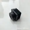 20 * M8/M6 círculo de plástico pie ajustable de plástico tapón para pie de tubo cuadrado de plástico tuerca tapón ancla de pie ajustable para silla