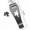 Herramienta Piezas DIY portaherramientas plegable clip trasero de acero inoxidable clip de bolsillo clip para herramientas accesorios herramienta para hacer clip