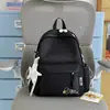 Mochila Casual Simple Versátil de Estilo Coreano con Bordado Floral Atmosférico y Diseño Único para Estudiantes y Mujeres