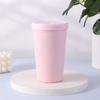 Caneca de Café Aço Inoxidável 304 para Home Office, Copo com Canudo, Isolado Quente e Frio, de Alto Valor, Portátil, para Água e Chá
