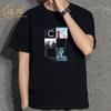 Camiseta Masculina de Manga Curta de Algodão Puro de Verão Marca Trbottomy Versátil para Casal Camiseta Masculina Exportação Camiseta Básica Personalização de Logo