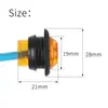 Explosões transfronteiriças 3smd LED caminhão luzes laterais de caminhão luzes de sinalização luzes indicadoras luzes redondas pequenas coloridas carro