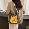 Bolsa Feminina Mochila Popular Deste Ano 2025 Novo Outono e Inverno Bolsa Tote de Alta Qualidade Bolsa de Ombro de Grande Capacidade Bolsa Grande
