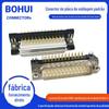 Conector Macho Db25 com Pinos Curvados para Soldagem, Conector Sólido de 25 Pinos e 25 Vias Banhado a Ouro, Conector Macho Db25 com Pino Curvado