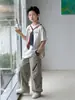 Pantalones Ligeros para Niños con Caída y Corte Curvo 2026 Verano Nuevo Diseño Estilo Coreano Panda YuanYuan Pantalones Casuales para Niños Mayores
