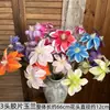 3 Flores de Magnólia Artificiais para Decoração de Corredor de Casamento, Banquete de Noivado e Arranjo de Quarto de Casamento