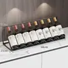 Suporte para Vinho Tinto, Suporte Simples para Armazenamento de Vinho, Armário de Vinho, Suporte de Exibição de Garrafas de Vinho de Alta Qualidade, Armário de Exibição de Vinho Inclinado de Luxo Leve