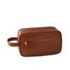 Bolsa de cosméticos portátil Advanced Sense de grande capacidade seca e úmida Armazenamento separado Bolsa À prova d'água para viagens ao ar livre PU Bolsa de higiene masculina