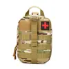 Kit Médico Táctico de Primeros Auxilios al Aire Libre Transfronterizo de Fábrica Caja de Primeros Auxilios para Viaje Bolsa de Cintura Bolsa Accesoria Bolsa de Enfermería Estilo Camuflaje