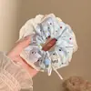 Goma para el pelo tipo scrunchie oversized de estilo coreano con múltiples capas, liga para el pelo de estilo perezoso, cuerda para coleta, accesorio para el pelo de alta gama