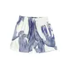 Shorts Esportivos de Malha de Secagem Rápida Estilo Americano para Basquete e Rugby para Homens, Shorts Esportivos Casuais com Estampa Completa