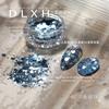 Lentejuelas Arte para Uñas Joyería Popular en Internet Gradiente de Sirena Japonesa Brillo Corea del Sur Lentejuelas Grandes Accesorios de Decoración para Uñas