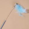 Venta al por mayor de fábrica alambre hada palo de gato base de ventosa juguete para gato pluma campana interactivo peluche suministros para gato