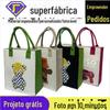 Net urso morango vermelho feltro bolsa anime bonito feltro saco atacado estudante bolsa commuter tote bag