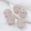 Cadena de Perlas Diamantes Bolas Pedrería de Alta Venta Resistente Cadena para Llavero Bolso Cadena de Accesorios para Llavero Bolso Fabricante Mayorista