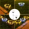 Lámpara de Noche de Hongo Solar para Exteriores, Patio, Jardín, Balcón, Diseño Nuevo, Lámpara de Césped, Impermeable, Lámpara de Piso para Paisajismo
