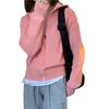Suéter largo de diseño nuevo Otoño e Invierno 2022 cuello alto holgado grueso con cremallera abrigo de punto cárdigan para mujer