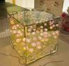 Tiktok mismo estilo hecho a mano diy tridimensional Cubo de Rubik Tulipán luz nocturna mar de flores paquete de materiales regalo para novia novia