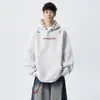Moletom Masculino com Estampa de Letras Outono/Inverno 2026, Blusa Fashion Tendência Oversized Personalizada para Adolescentes