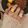 Anillo de Cara Sonriente de Personajes Nuevos Creativos Europeos y Americanos Joyería de Moda Urbana Anillo Abierto para Niñas Suministro de AliExpress