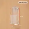 Caja de Almacenamiento Transparente para Control Remoto Almacenamiento sin Perforaciones Estante de Colocación para Teléfono Móvil Montado en Pared Caja Montada en Pared Acrílico Montado en Pared Sin Agujeros