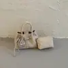 Bolso tipo cubo de moda transfronterizo estilo coreano para mujer, nuevo modelo de verano 2026, bolso de mano de alto valor, bolso pequeño de hombro y cruzado